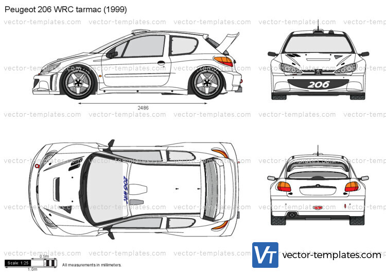 Peugeot 206 WRC tarmac