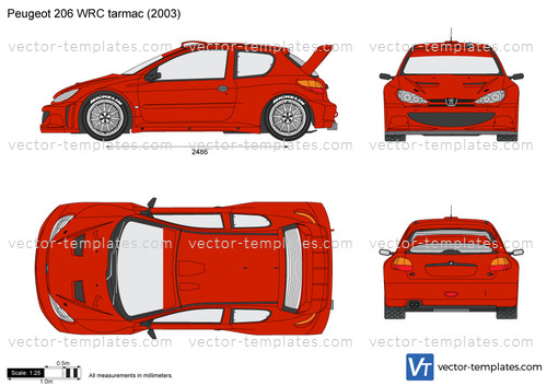 Peugeot 206 WRC tarmac