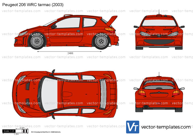 Peugeot 206 WRC tarmac