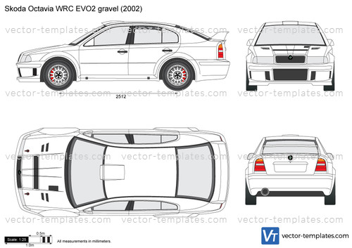 Skoda Octavia WRC EVO2 gravel