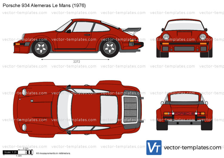 Porsche 934 Alemeras Le Mans