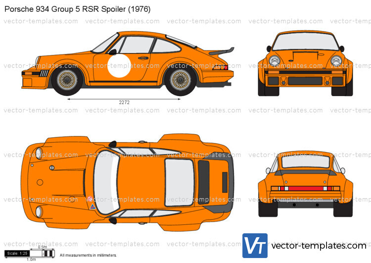 Porsche 934 Group 5 RSR Spoiler