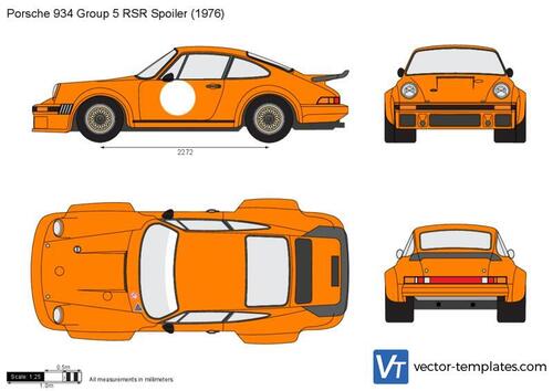 Porsche 934 Group 5 RSR Spoiler