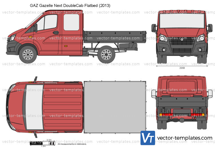 GAZ Gazelle Next DoubleCab Flatbed