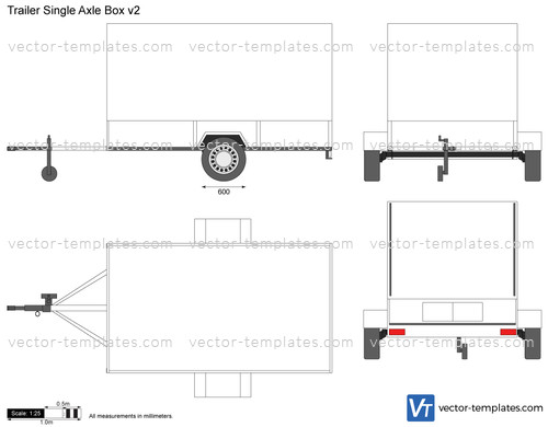Trailer Single Axle Box v2