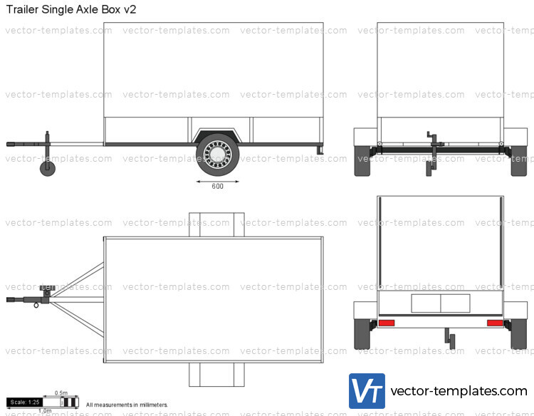 Trailer Single Axle Box v2