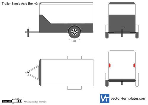 Trailer Single Axle Box v3