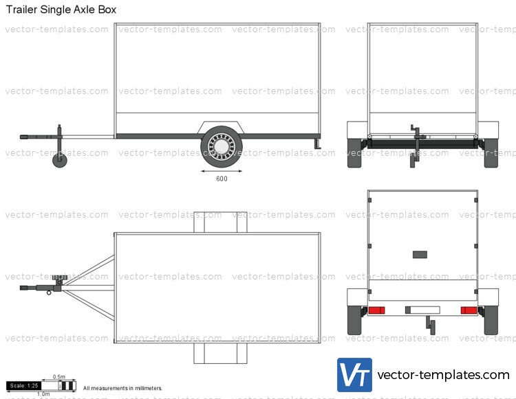 Trailer Single Axle Box