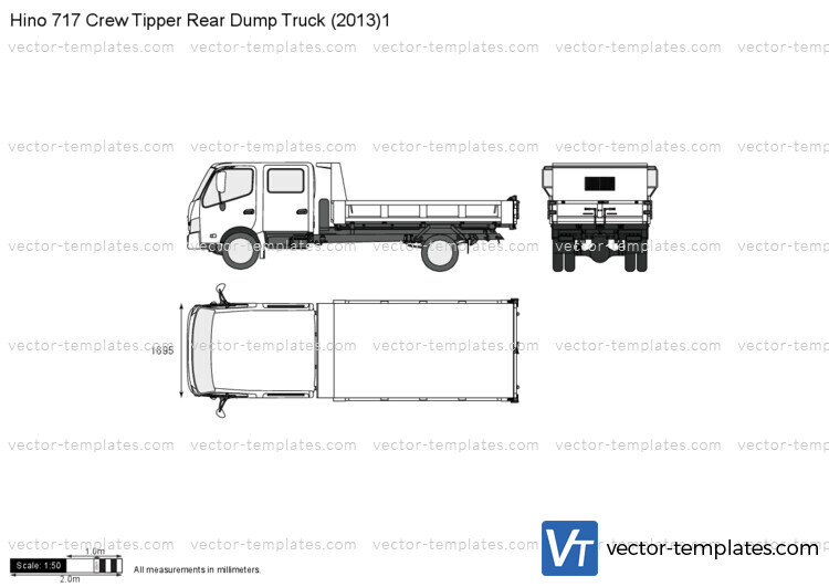 Hino 717 Crew Tipper Rear Dump Truck