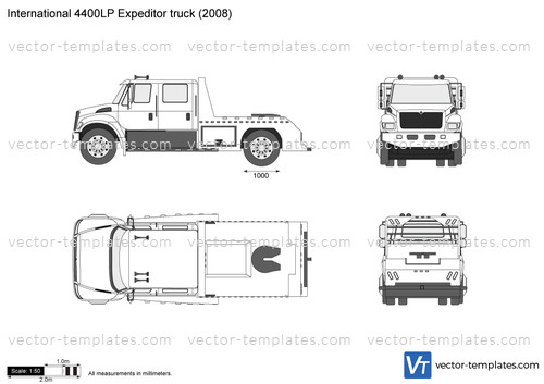 International 4400LP Expeditor truck