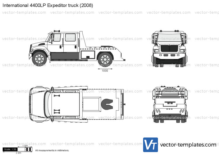 International 4400LP Expeditor truck