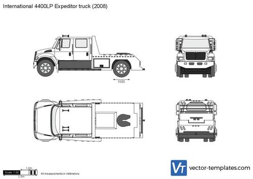 International 4400LP Expeditor truck