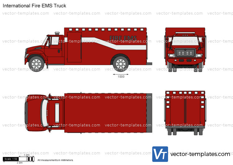 International Fire EMS Truck