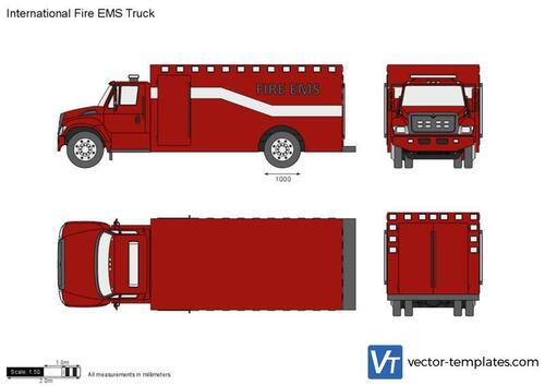 International Fire EMS Truck