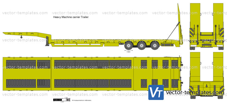 Heavy Machine carrier Trailer