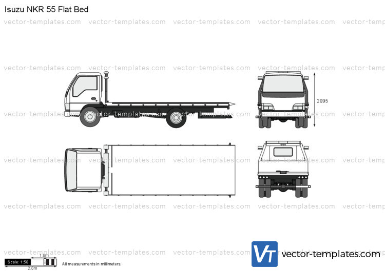 Isuzu NKR 55 Flat Bed