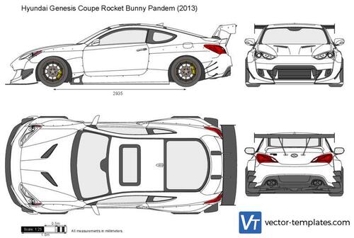 Hyundai Genesis Coupe Rocket Bunny Pandem