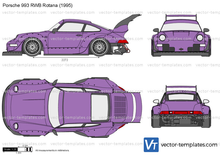 Porsche 993 RWB Rotana