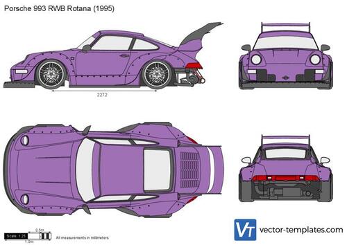 Porsche 993 RWB Rotana