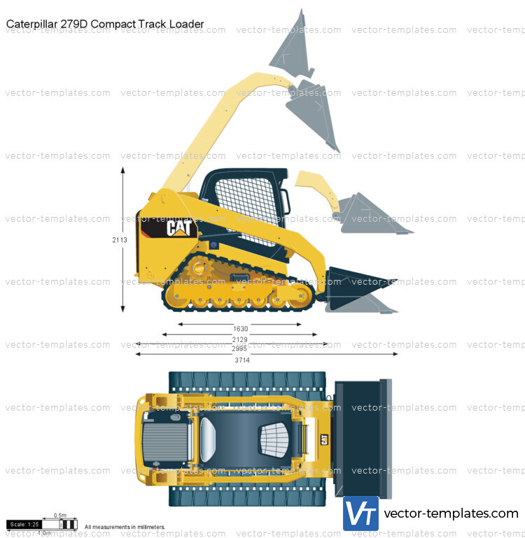 Caterpillar 279D Compact Track Loader