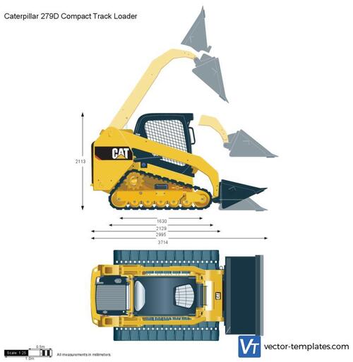 Caterpillar 279D Compact Track Loader