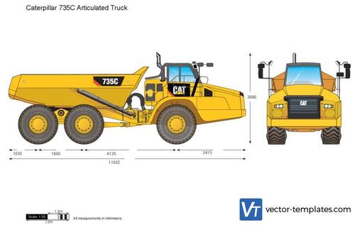 Caterpillar 735C Articulated Truck