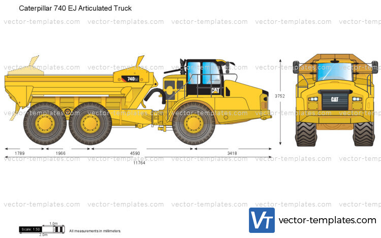 Caterpillar 740 EJ Articulated Truck