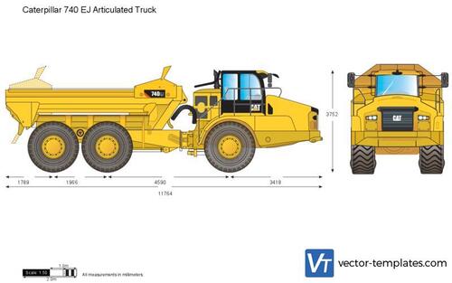 Caterpillar 740 EJ Articulated Truck