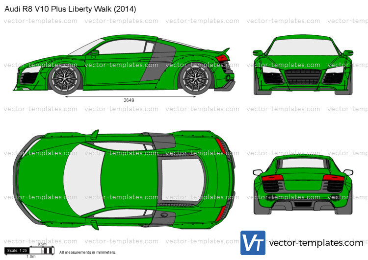 Audi R8 V10 Plus Liberty Walk