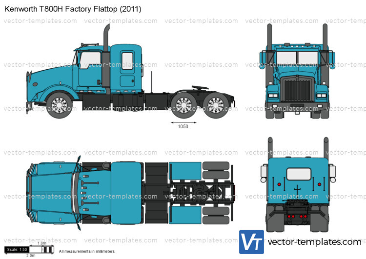 Kenworth T800H Factory Flattop