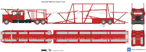Kenworth W900 Car Carrier Truck