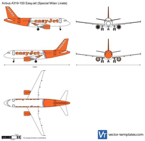 Airbus A319-100 EasyJet (Special Milan Linate)