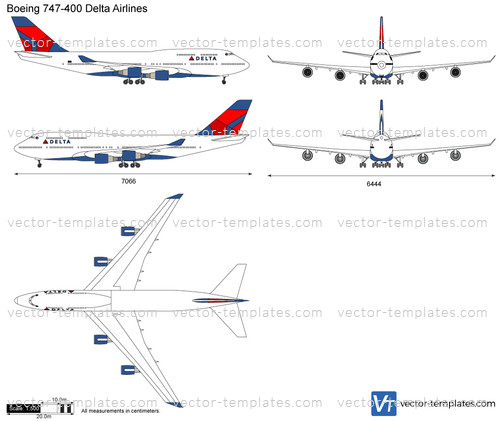 Boeing 747-400 Delta Airlines