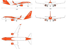 Airbus A320-200 Sharklets EasyJet