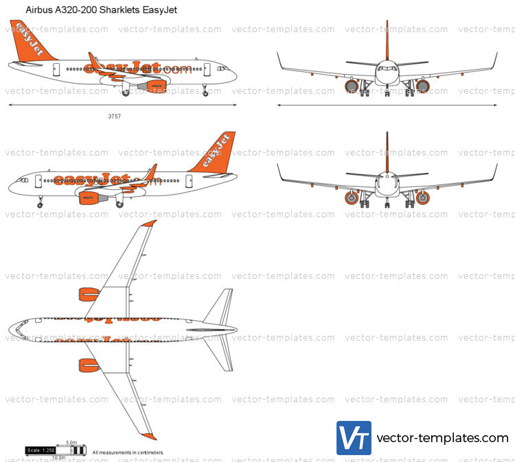 Airbus A320-200 Sharklets EasyJet