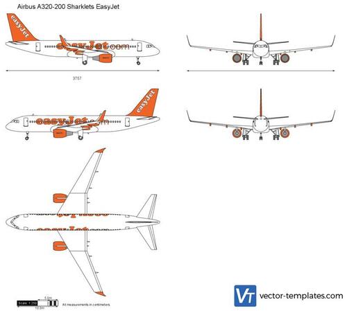 Airbus A320-200 Sharklets EasyJet