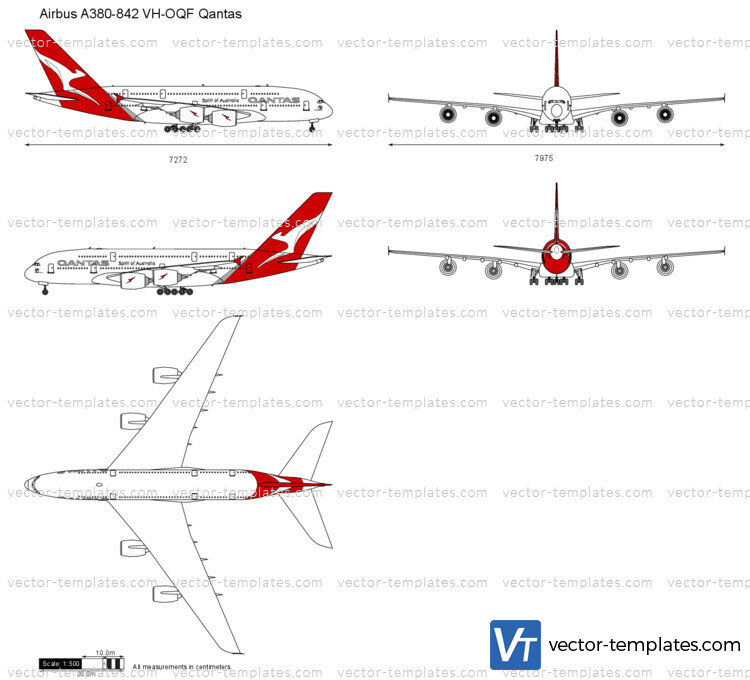 Airbus A380-842 VH-OQF Qantas