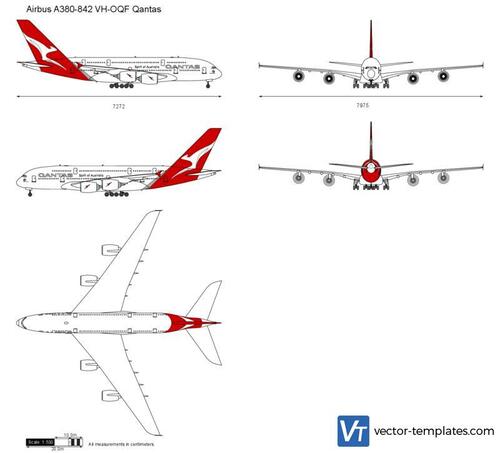 Airbus A380-842 VH-OQF Qantas