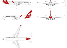 Boeing 737-800WL Qantas