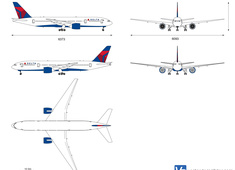 Boeing 777-200 Delta Airlines