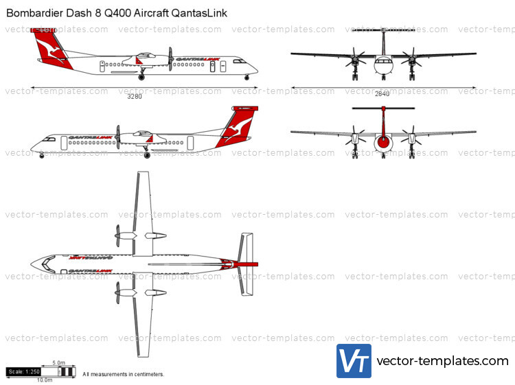 Bombardier Dash 8 Q400 Aircraft QantasLink