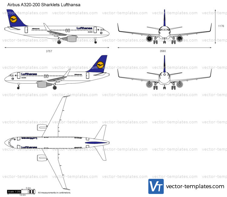 Airbus A320-200 Sharklets Lufthansa