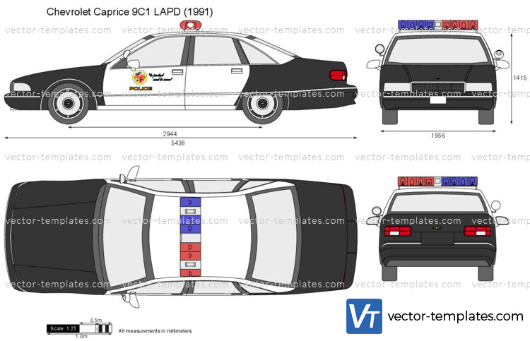 Chevrolet Caprice 9C1 LAPD Police