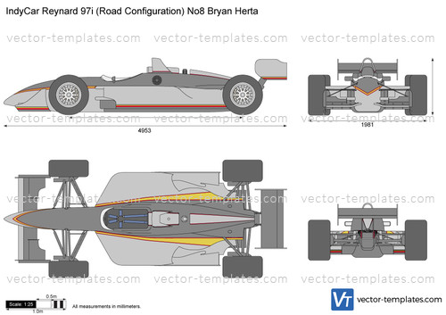 IndyCar Reynard 97i (Road Configuration) No8 Bryan Herta