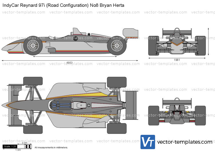 IndyCar Reynard 97i (Road Configuration) No8 Bryan Herta