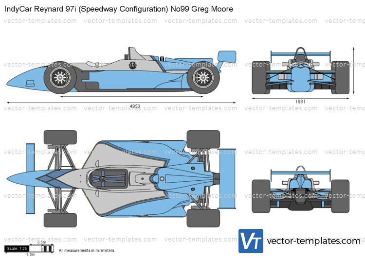 IndyCar Reynard 97i (Speedway Configuration) No99 Greg Moore