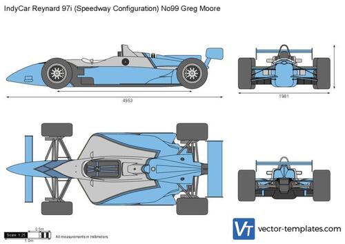 IndyCar Reynard 97i (Speedway Configuration) No99 Greg Moore