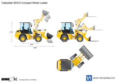 Caterpillar 903C2 Compact Wheel Loader
