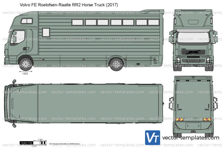 Volvo FE Roelofsen-Raalte RR2 Horse Truck