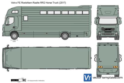 Volvo FE Roelofsen-Raalte RR2 Horse Truck